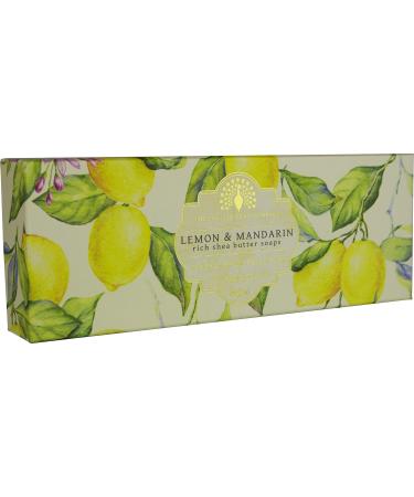 English Soap Company Lemon and Mandarin Hand Soap Set