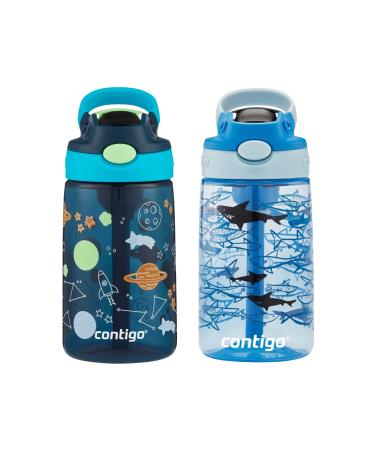 Contigo Kids Water Bottle, 14 oz w/Autospout Technology- Dragon