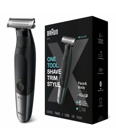 Braun Series XT5 – Beard Trimmer, Shaver, Electric Razor for Men, Manscaping Kit, Durable Blade, Travel Pouch, XT5200 - Buy Online on GoSupps.com