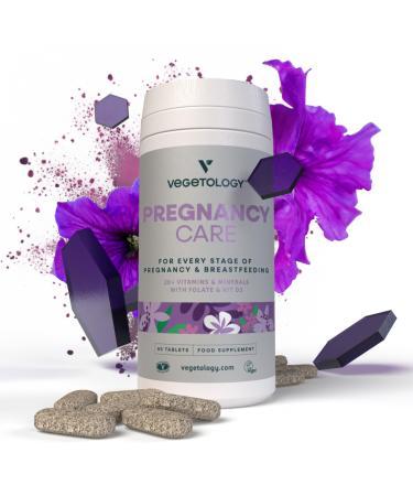 Vegetology Pregnancy Vitamins for Women Prenatal Vitamin & Postnatal Vitamins for Breastfeeding Moms w/20+ Vitamins Folate & More Vegan Prenatal Vitamins for Every Stage of Pregnancy (60 Ct) - Buy Online on GoSupps.com