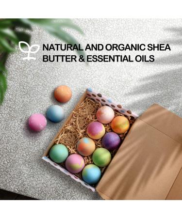SWCandy Organic Bath Bomb Gift Set - 12 Lavender Bath Bombs for Women on Valentine's Day & Christmas - Buy Online on GoSupps.com