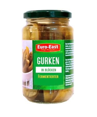 Buy East-Euro Fermented Cucumber Blocks - 12 x 350g Glass Packs | Perfect Addition to Any Dish - Buy Online on GoSupps.com