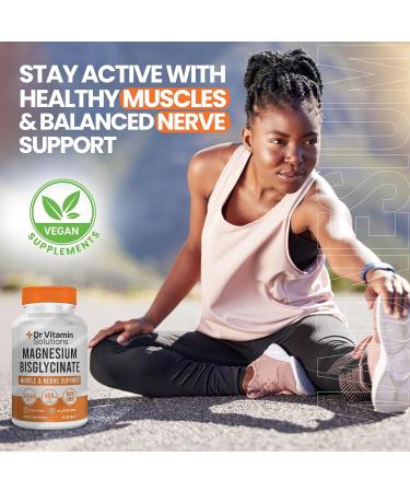 Magnesium Glycinate 400mg (Buffered Magnesium Bisglycinate Chelate) | Albion Chelated Magnesium for Muscle & Nerve Support + Calm | High Absorption Gentle on Stomach | 60 Vegan Capsules - Buy Online on GoSupps.com