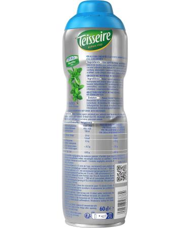 Teisseire Z ro Sucre Sirop de Menthe Verte pour Boisson Rafra chissante Cocktails Bidon 60cl - Buy Online on GoSupps.com