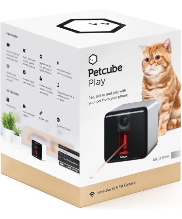 Petcube 2017: Smart Pet Camera with Interactive Laser Toy | HD Video, Two-Way Audio, Night Vision | App-Enabled Monitoring for Dog/Cat Safety - Buy Online on GoSupps.com