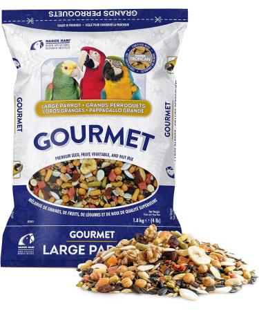 Hagen B2821 Gourmet Parrot Mix 1.8 Kg 4-Pound - Buy Online on GoSupps.com