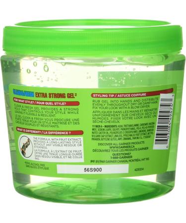Garnier Fructis Style Clean & Fresh Extra Strong Gel with Fruit Wax 600g - Buy Online on GoSupps.com