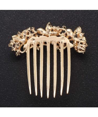 FRCOLOR Bridal Hair Combs Elegant Hairpin Bridal Wedding Hair Combs Flower Hair Clips for Women Crystal Bridal Hair Comb Women Headpiece Rhinestone Headdress Bride Accessories Shine - Buy Online on GoSupps.com