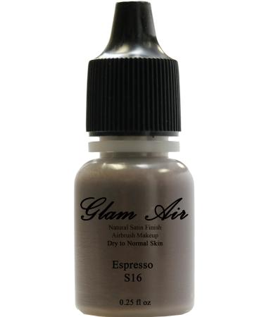 Glam Air Airbrush S16 Espresso Satin Foundation Water-based Makeup (Ideal for normal to dry skin)