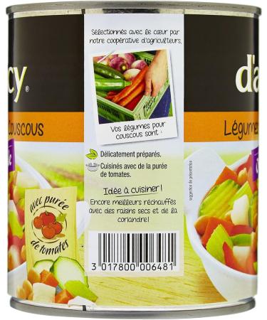 d'aucy L gumes Cuisin s Pour Couscous 800 g 1 - Buy Online on GoSupps.com