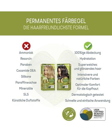 Natureint Biobased Hair Color 5N Chestnut Brown - Ammonia-Free Natural Ingredients 3-Pack (510ml) - Buy Online on GoSupps.com