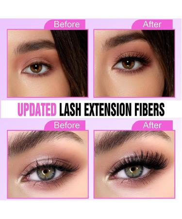 DIY Lash Extension Kit - 30D & 40D Individual Clusters Natural False Lashes with Bond Seal Applicator Tool & Tweezers - International Shipping - Buy Online on GoSupps.com