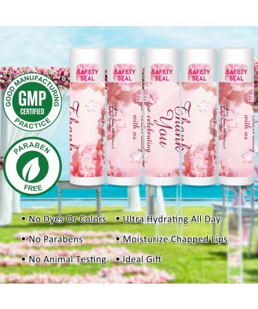 DMSKY 60 Pcs Wedding Bridal Shower Lip Balm Bulk Bachelorette Souvenir & Baby Shower Favors Wedding Party Favors for Guests Thank You Gifts for Women Coworker Staff Bridal Shower-2 - Buy Online on GoSupps.com