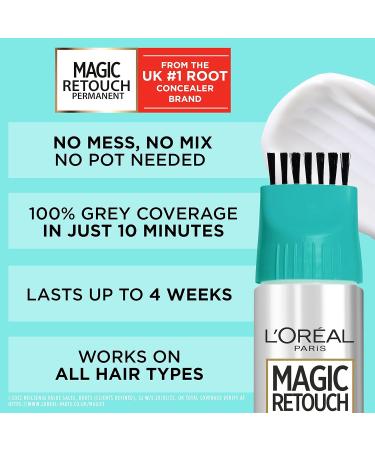 L'Oreal Paris Magic Retouch Root Concealer Light Brown 6 - 95g | Grey Hair Dye (1 Pack) - Buy Online on GoSupps.com