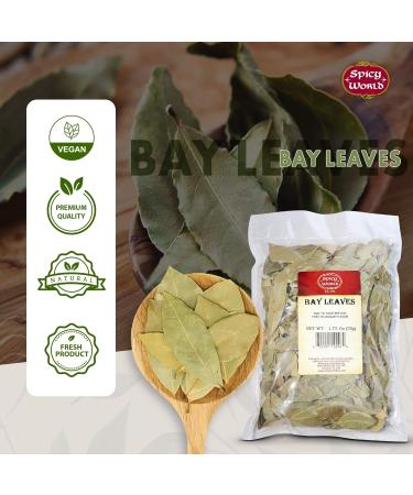 Spicy World Bay Leaf/Leaves Whole 1.75oz (50g) - Indian Bay Leaf - Buy Online on GoSupps.com