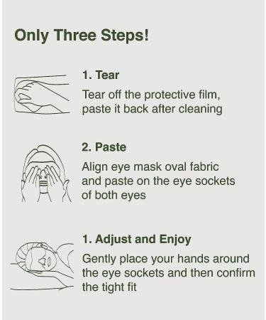 Acousdea No Strap Sleeping Eye Mask for Men and Women - 100% Light Block-Out, Comfortable & Soft - Ideal for Side-Sleepers & Travel - Zero Pressure Eye Mask (Medium) - Buy Online on GoSupps.com