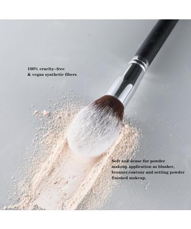 ENERGY Blush Brush for Cheeks with Black Wood Handle Tapered Face Brush with Dense Bristles for Setting Powders Blush Bronzer Contour Blending Buffing Face Makeup Application 400 - Buy Online on GoSupps.com