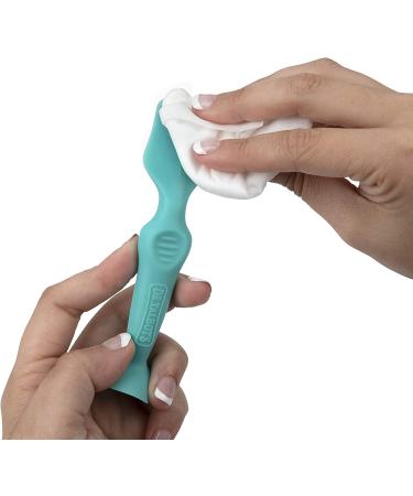 Dr. Talbot's Diaper Cream Silicone Brush with Suction Base & Hygienic Case - Aqua, Mini Size - Buy Online on GoSupps.com