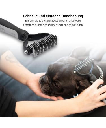 Finopet 3 Set: Dog & Cat Brushes XL Lint Roller & Tick Tongs - Ultimate Pet Grooming Kit for Long Hair & Undercoat - Buy Online on GoSupps.com