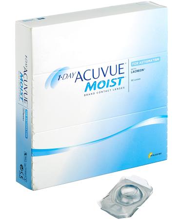 1-Day Acuvue Moist for Astigmatism toric daily soft lenses 90 pieces/BC 8.5 mm/DIA 14.50 / CYL -0.75 / AXIS 120 / -9 diopters