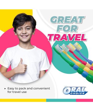 Buy Bubble Children's Toothbrush (100 Pack) | Soft Nylon Bristles | Individually Bagged Kids Toothbrushes for Optimal Oral Care - Buy Online on GoSupps.com