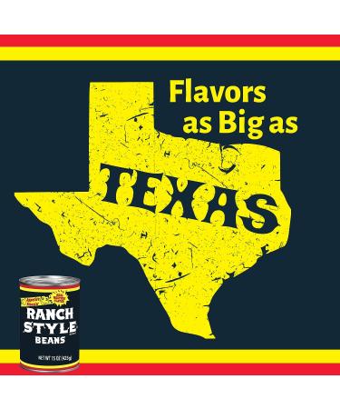 Ranch Style Canned Pinto Beans - 15oz (12 Pack) | Real Western Flavor - Buy Online on GoSupps.com
