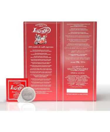 Lucaff Smart Gourmet Miscela Rossa Compostable Paper Pods 35 mm 100% Arabica Only for Lucaff Smart Pod Coffee Machines - Buy Online on GoSupps.com