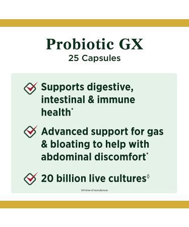 Nature's Bounty Probiotic for Occasional Gas & Bloating - 25 Capsules - Buy Online on GoSupps.com