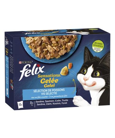 Felix Sensations in Jelly Selection of Fish Pack of 6 12 x 85 g