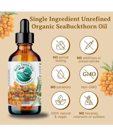Shop Bella Terra Oils Sea Buckthorn Oil - 1 Gallon | Nourishing Skin & Hair | Radiant Glow | Non-Greasy | International Shipping - Buy Online on GoSupps.com