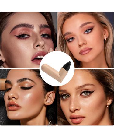 DAWRIS Eyeliner Stamps 2 Pack Black and Brown Double Head Eyeliner Stamp Set Mudge Long Lasting Formula Quick Drying Ink Black Color Ideal for Parties Travel Workdays Weddings - Buy Online on GoSupps.com