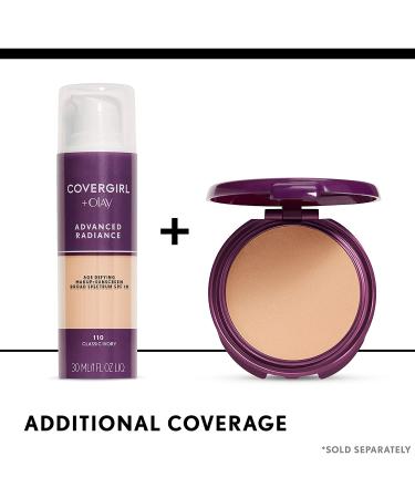 Covergirl Olay Advanced Radiance Age-Defying Makeup SPF 10 - 125 Buff Beige (1 fl oz) - Buy Online on GoSupps.com