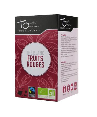 Touch Organic Touch Organic White Tea with Red Berries 24 Bags 43g - Organic