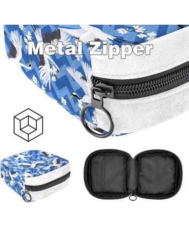 Sanitary Napkin Storage Bag | Period Tampon Makeup Pad Pouch | Animal Birds Flowers Color528 - Buy Online on GoSupps.com