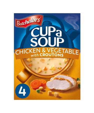 Batchelors Batchelors Chicken/Vegetable Soup with Croutons 4 Sachets 110g