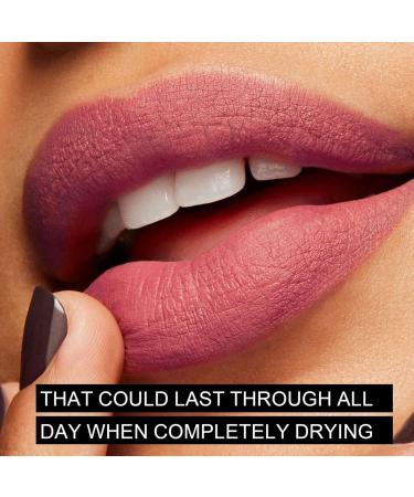 CHAKAE 6 Pack Matte Liquid Lipsticks for Women Girls Waterproof Pigmented Lip Gloss Beautiful Colors for All Occasions - Buy Online on GoSupps.com