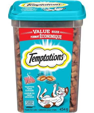 TEMPTATIONS Cat Treats Tempting Tuna Flavour 454g & Temptations Mix-Ups Cat Treats & Temptations Mix-Ups Cat Treats Catnip Cat Treats+ Mix-Ups Cat Treats+ Catnip Tuna 454 g (Pack of 1) - Buy Online on GoSupps.com