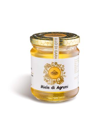 Moretti | Miel artisanal | Fabriqu en Calabre | Essences diverses | Emballage en verre 250g (Agrumes 1)