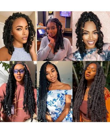 Xtrend 8 Packs 8 Inch Soft Springy Afro Twist Hair Pre-Separated Spring Twist Hair for Faux Locs Natural Black Marley Twist Crochet Braiding Hair Synthetic Hair Extensions for Black Women 1B# 8 Inch (Pack of 8) 1B# - Buy Online on GoSupps.com