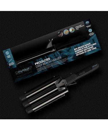REVAMP Progloss Beach Big Waver - Triple Barrel Hair Waver in Black - Buy Online on GoSupps.com