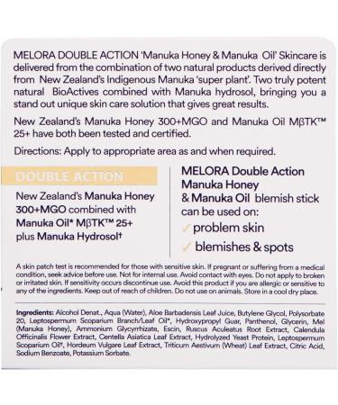 NZMAT Melora Double Action Blemish Stick - Buy Online on GoSupps.com