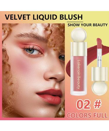 Liquid Blush Natural Soft Cream Face Blush Matte Cheek Tint Lightweight Moisturizing Waterproof Long Lasting Face Blush Stick(4#) - Buy Online on GoSupps.com