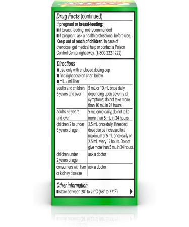 Zyrtec Children's Allergy Syrup | Cetirizine Grape Flavor | Dye & Sugar-Free | 24 Hr Relief - 1 fl. oz - Buy Online on GoSupps.com