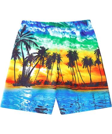 Freshhoodies Boys' Swim Trunks - Fast Drying 3D Printed Summer Shorts (Ages 5-14) - Stylish & Comfortable Children s Swimwear - Buy Online on GoSupps.com