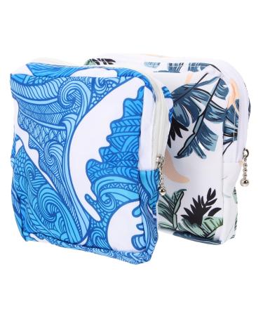 Healeved 2st bag for period pads portable period bag tampon bag patch bag napkin pocket washable period pocket lipstick waterproof cotton walls travel