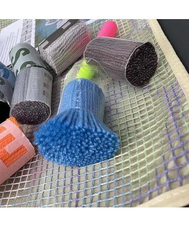 Black Cat Latch Hook Rug Kit - DIY Crochet Yarn Set for Adults - Embroidery Tapestry Home Decor - 20.5''X14 - Buy Online on GoSupps.com