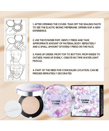 Buy Air Cushion CC Cream Foundation - Moisturizing BB Cream for Radiant Skin - Long-Lasting & Waterproof Makeup (Ivory 3.21 oz) - International Shipping Available - Buy Online on GoSupps.com