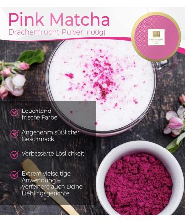 Buy Tea Uniqo Pink Matcha - Dragon Fruit Powder 100g Refill Bag | Premium Pink Matcha for International Shipping - Buy Online on GoSupps.com