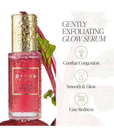 BYROE Beet Glow Boosting Face Serum - Brightening Vegan Serum with Peptides & Vitamin C | Target Redness & Dullness for Smooth Complexion | 1.01 Fl Oz - Buy Online on GoSupps.com