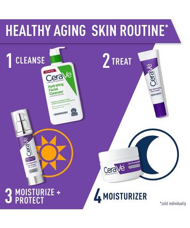 CeraVe Eye Cream for Wrinkles with Caffeine, Peptides & Hyaluronic Acid - 0.5 oz | Fragrance-Free & Ophthalmologist Tested - Buy Online on GoSupps.com